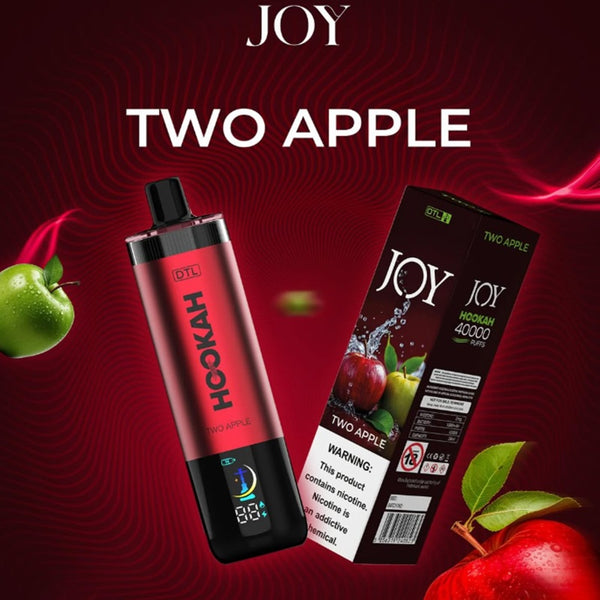 JOY Hookah DTL 40,000 Puffs Rechargeable Disposable Vape