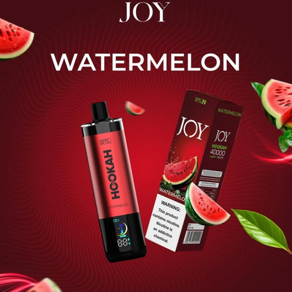 JOY Hookah DTL 40,000 Puffs Rechargeable Disposable Vape