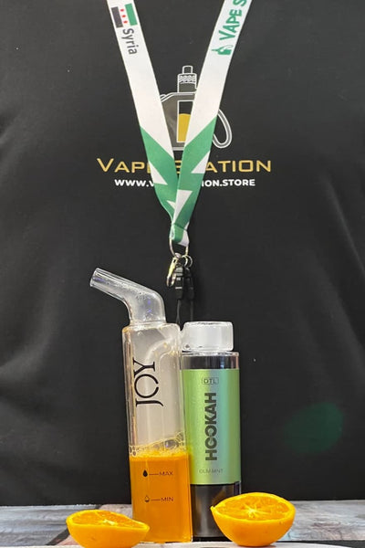 JOY Hookah 40,000 Puffs DTL Disposable Vape with Glass Pipe