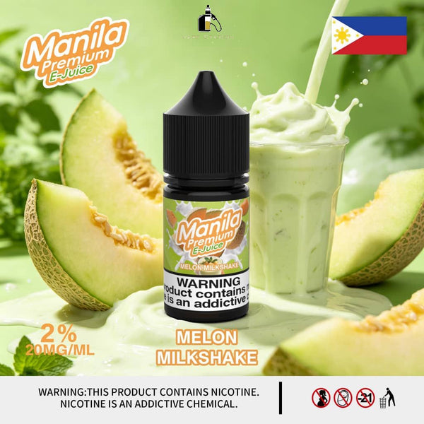 Melon Milkshake by Manila Premium E-Juice (Saltnic) - Vape Station