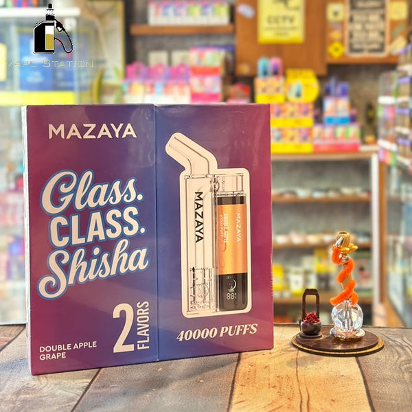 JOY & MAZAYA (Limited Edition) Gift Box 80K Puffs 5mg (2 Flavors + 1 Glass Pipe) - Vape Station