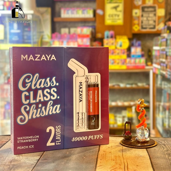JOY & MAZAYA (Limited Edition) Gift Box 80K Puffs 5mg (2 Flavors + 1 Glass Pipe) - Vape Station