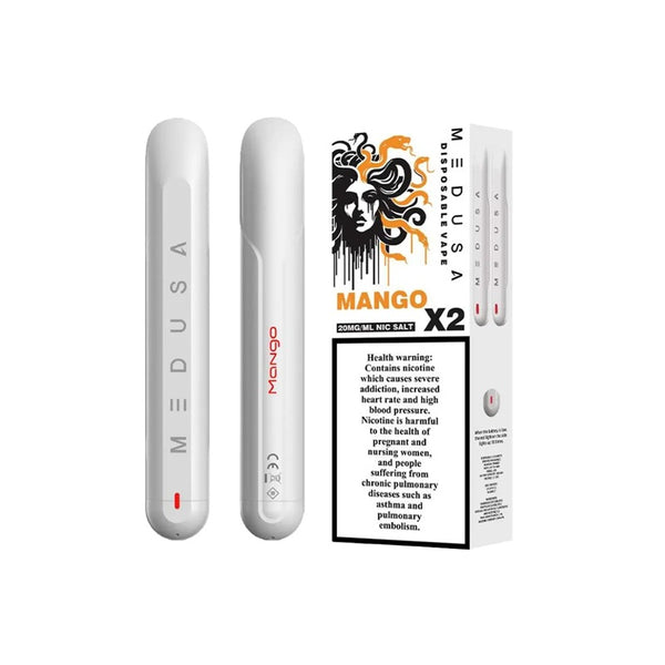 Medusa Disposable Vape X2 Pack 1000 Puffs Each 20MG