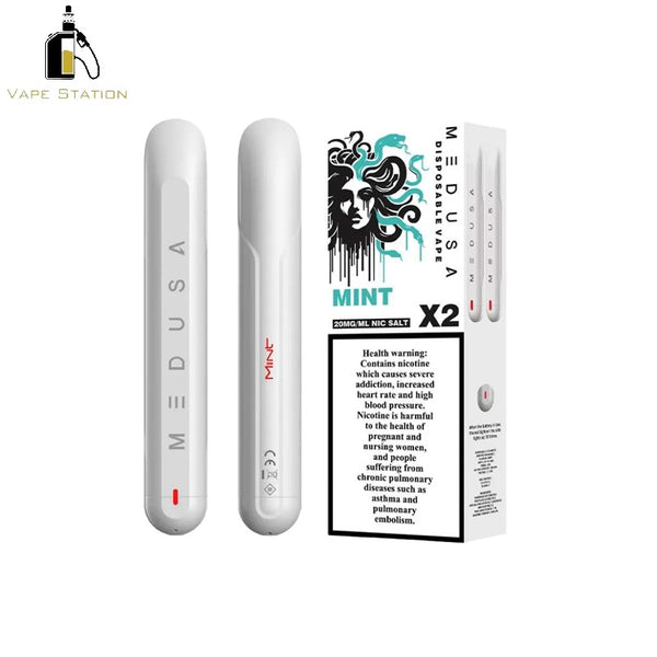 Medusa Disposable Vape X2 Pack 1000 Puffs Each 20MG