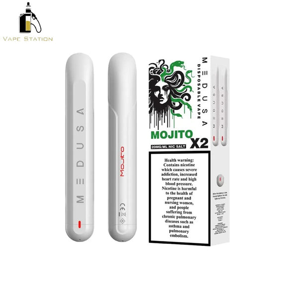 Medusa Disposable Vape X2 Pack 1000 Puffs Each 20MG