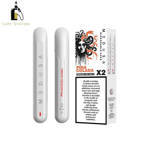 Medusa Disposable Vape X2 Pack 1000 Puffs Each 20MG
