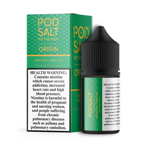 Menthol Tobacco by PODSALT (Saltnic)