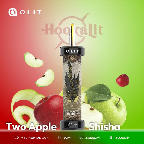 OLIT HookaLit 40,000 Puffs DTL Disposable Vape (3.5mg) - Hookah Lit