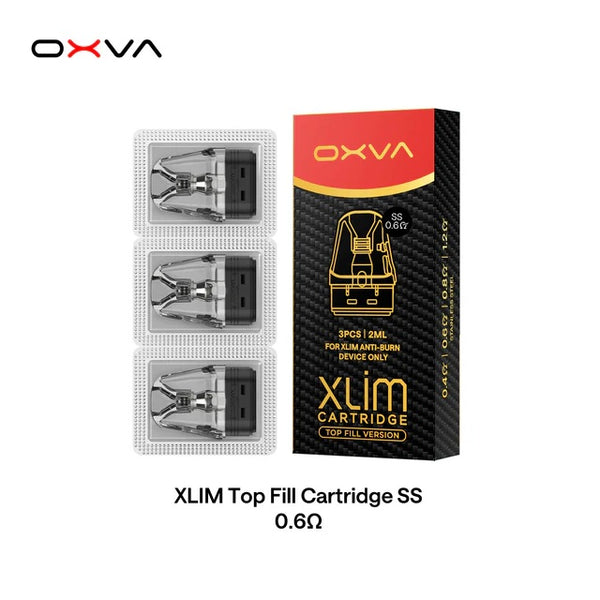 OXVA Xlim SS Cartridge Top Fill 2ml (3Pcs/Pack)