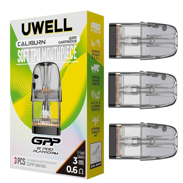 UWELL Caliburn GPP Pod Cartridge 3ml (3pcs/pack) - Vape Station