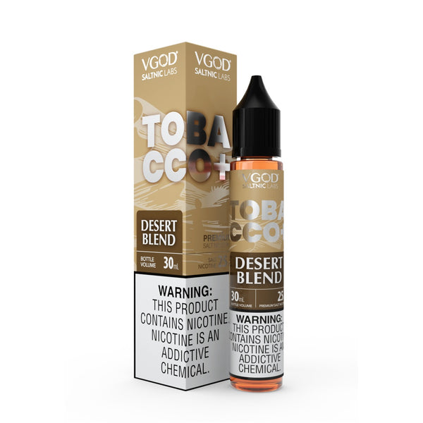 Tobacco + Plus Desert Blend By VGOD (Saltnic) - Vape Station