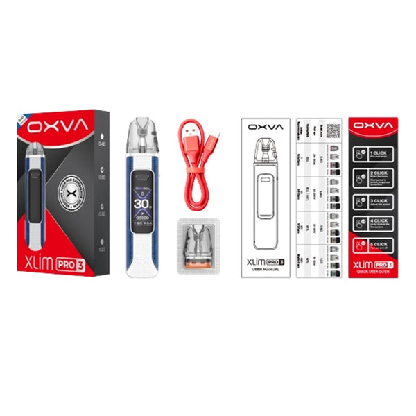 OXVA Xlim PRO 3 Pod System Kit 1500mAh 30W - Vape Station