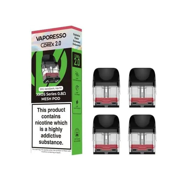 VAPORESSO XROS Replacement Pods 2ml 2pcs & 4pcs