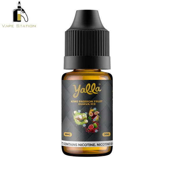 YALLA Kiwi Passion Fruit Guava Ice - Fusion 30ml (Saltnic) - Vape Station