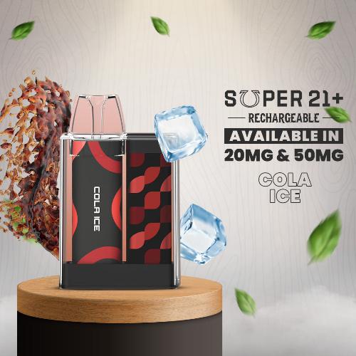 SUPER 21+ by YECOO 6000 Puffs Disposable Rechargeable