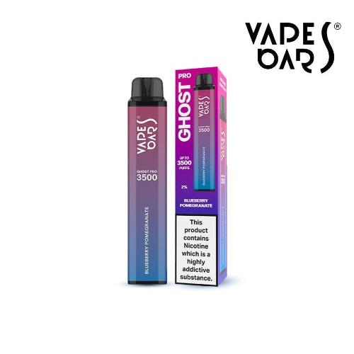 Vapes Bars Ghost Pro 3500 Puffs Disposable Vape (0% & 2% Nicotine)