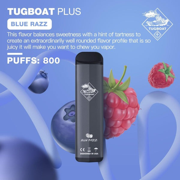 TUGBOAT Plus 800 Puffs Disposable Vape