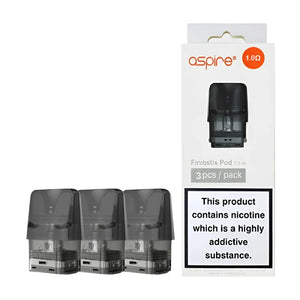 Aspire Favostix Replacement Pod 3.0ml 1.0 Ω 3Pcs