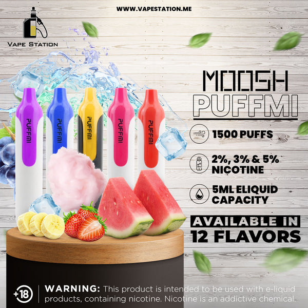 MOOSH PUFFMI 1500 Puffs Disposable Vape