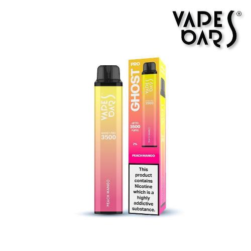 Vapes Bars Ghost Pro 3500 Puffs Disposable Vape (0% & 2% Nicotine)