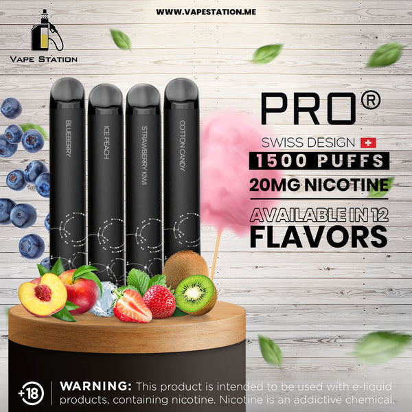 PRO SWISS 1500 Puffs Disposable Vape