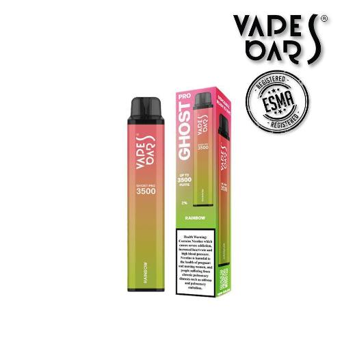 Vapes Bars Ghost Pro 3500 Puffs Disposable Vape (0% & 2% Nicotine)