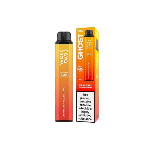 Vapes Bars Ghost Pro 3500 Puffs Disposable Vape (0% & 2% Nicotine)