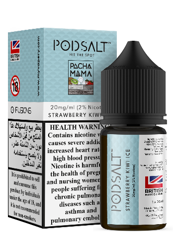 Pacha Mama Strawberry and Kiwi Fusion by PODSALT (Saltnic) - Vape Station