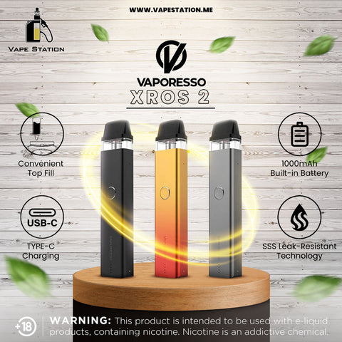 VAPORESSO XROS 2 Pod System 1000 mAh