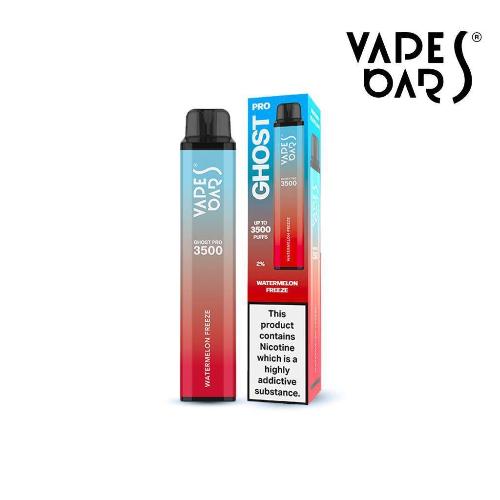 Vapes Bars Ghost Pro 3500 Puffs Disposable Vape (0% & 2% Nicotine)