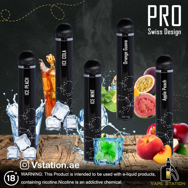 PRO Swiss Design 1200 Puffs Disposable Vape Vape Station PRO Swiss Design 1200 Puffs Disposable Vape Vape Station