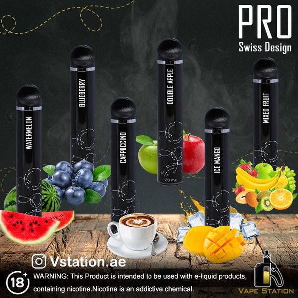 PRO Swiss Design 1200 Puffs Disposable Vape Vape Station PRO Swiss Design 1200 Puffs Disposable Vape Vape Station