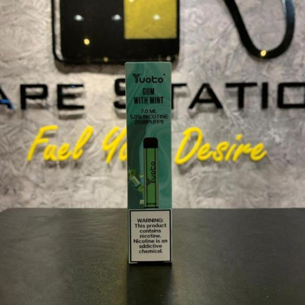 YUOTO XXL 2500 Puffs Disposable Vape In UAE