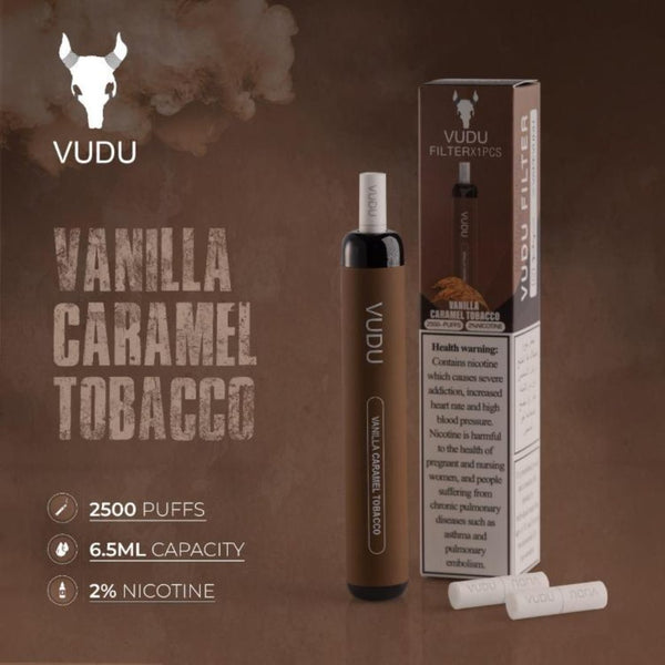 VUDU Filter Disposable 2500 Puffs (2% Nicotine) 20mg