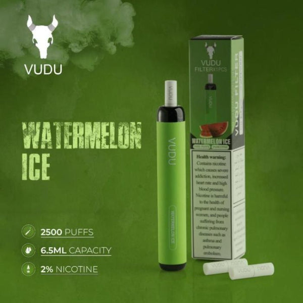 VUDU Filter Disposable 2500 Puffs (2% Nicotine) 20mg