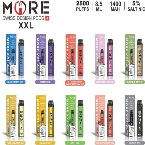 MORE XXL Disposable Vape 2500 puffs