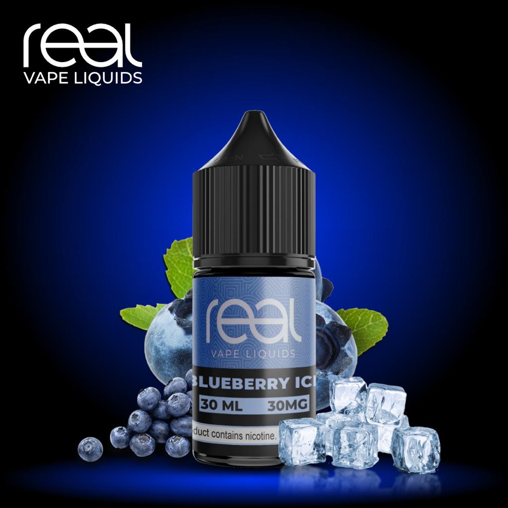 Real Vape Iced Blueberry Ice 30ml (Saltnic)