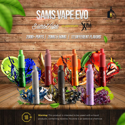 SAMS VAPE EVO 2000 Puffs Disposable Vape