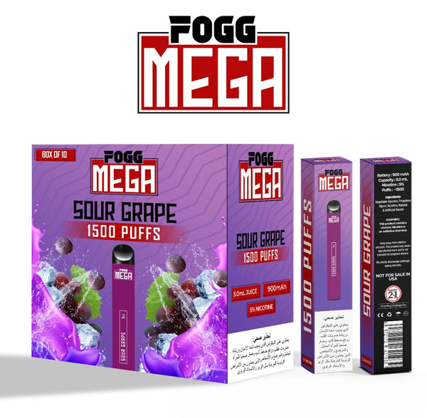 FOGG MEGA 1500Puffs Disposable Vape