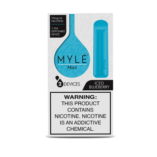 MYLE Mini 500 Puffs (2pcs/pack) Disposable Vape - Vape Station