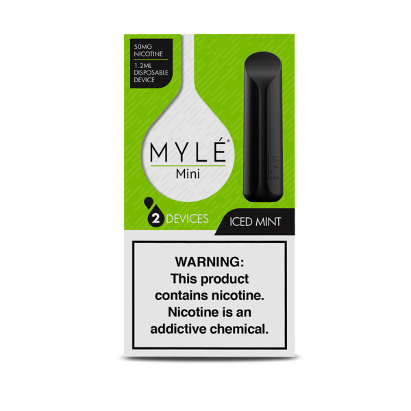 MYLE Mini 500 Puffs (2pcs/pack) Disposable Vape - Vape Station