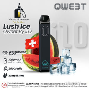 ILO QWEET Disposable Vape 2500 Puffs