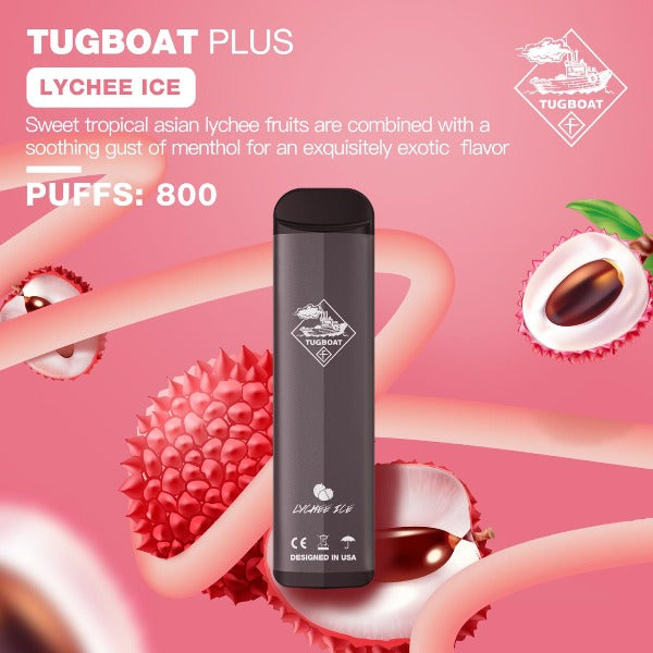 TUGBOAT Plus 800 Puffs Disposable Vape