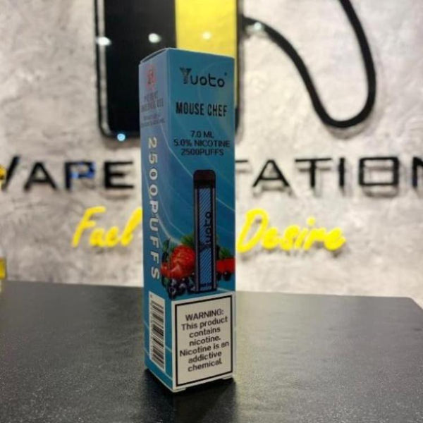 YUOTO XXL 2500 Puffs Disposable Vape In UAE